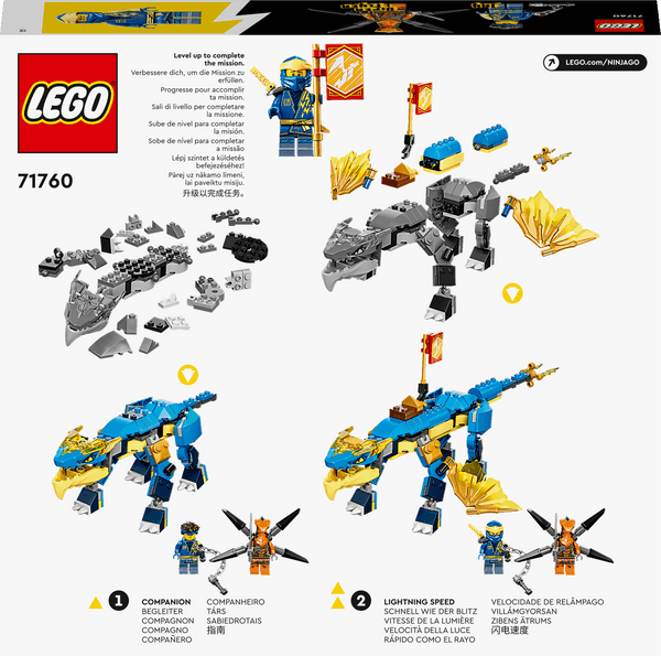 LEGO Jay's Thunder Dragon EVO 71760 Ninjago LEGO NINJAGO @ 2TTOYS | Official LEGO shop😊🥰 LEGO €. 16.98