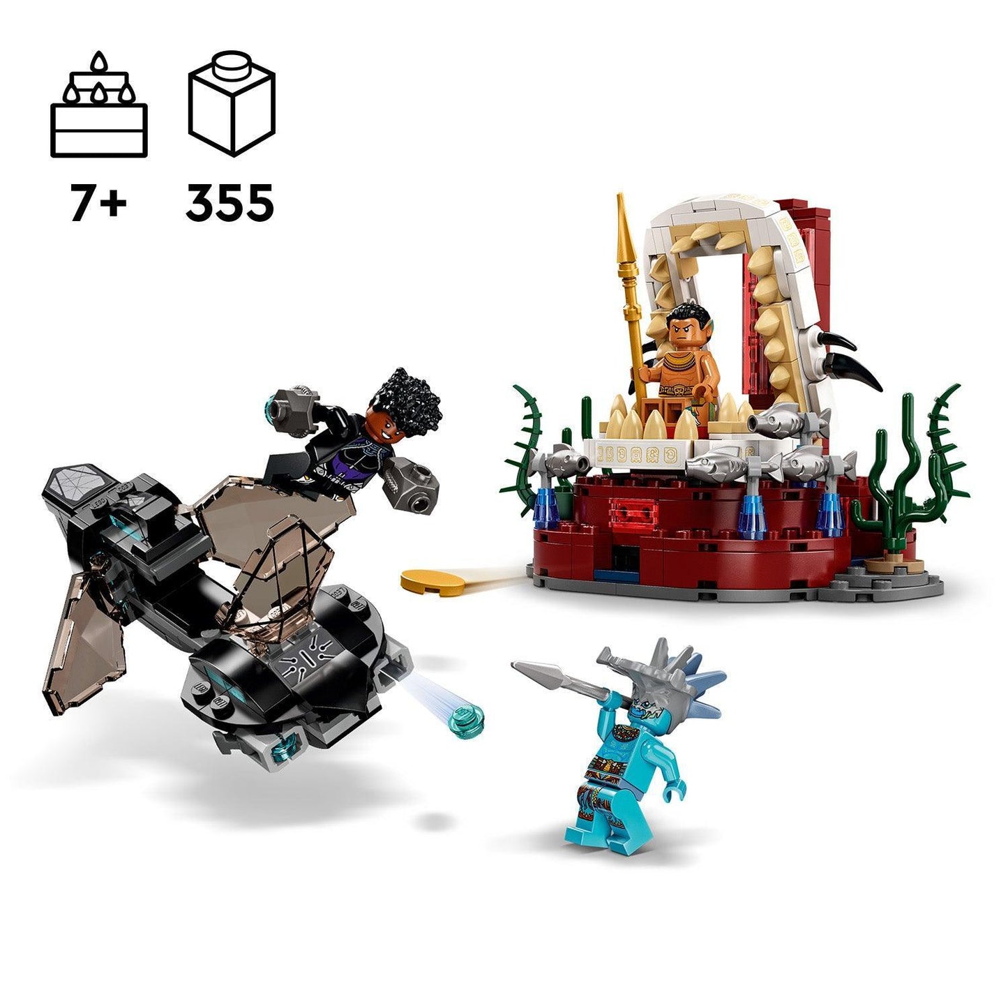 LEGO King Namor's Throne Room 76213 Superheroes LEGO BLACK PANTHER @ 2TTOYS | Official LEGO shop😊🥰 LEGO €. 34.99