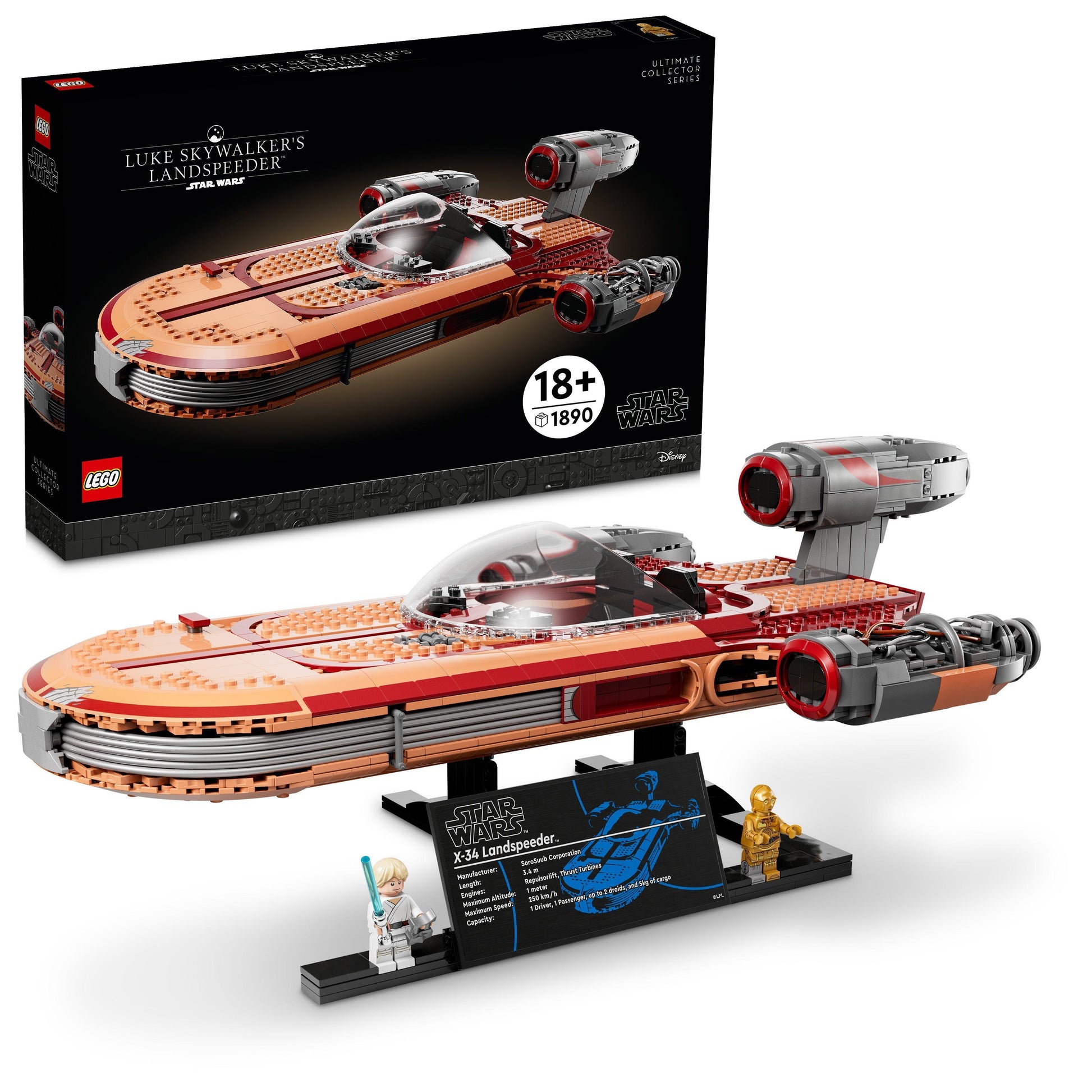 LEGO Luke Skywalker’s fast Landspeeder 75341 StarWars LEGO STARWARS @ 2TTOYS LEGO €. 234.99