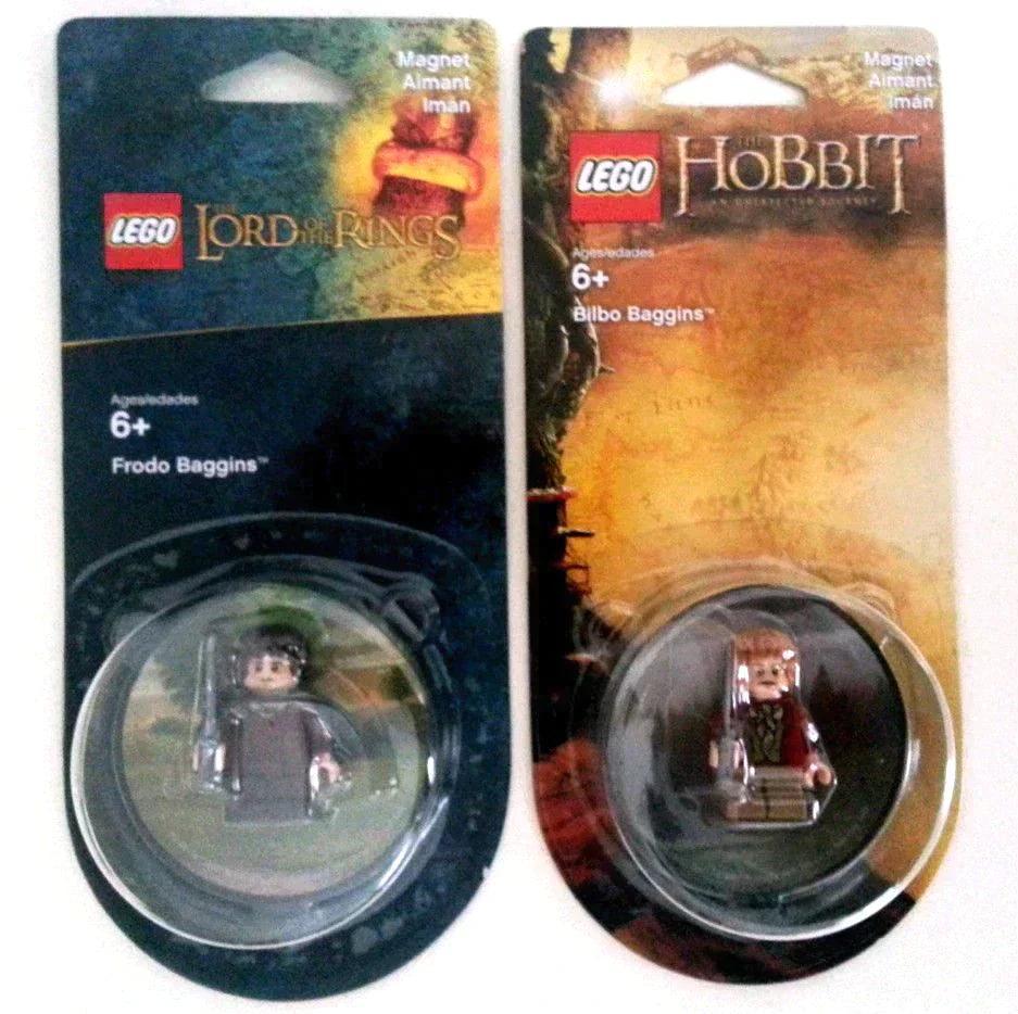 LEGO Magnet Set: Frodo and Bilbo Baggins 5002828 Gear LEGO Gear @ 2TTOYS | Official LEGO shop😊🥰 LEGO €. 13.99