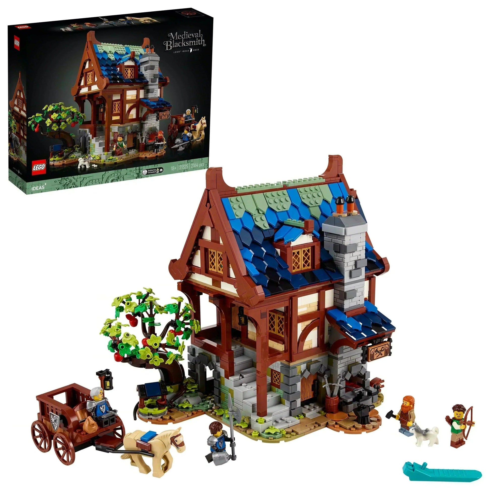 LEGO Medieval Blacksmith 21325 Ideas LEGO IDEAS @ 2TTOYS | Official LEGO shop😊🥰 LEGO €. 179.99