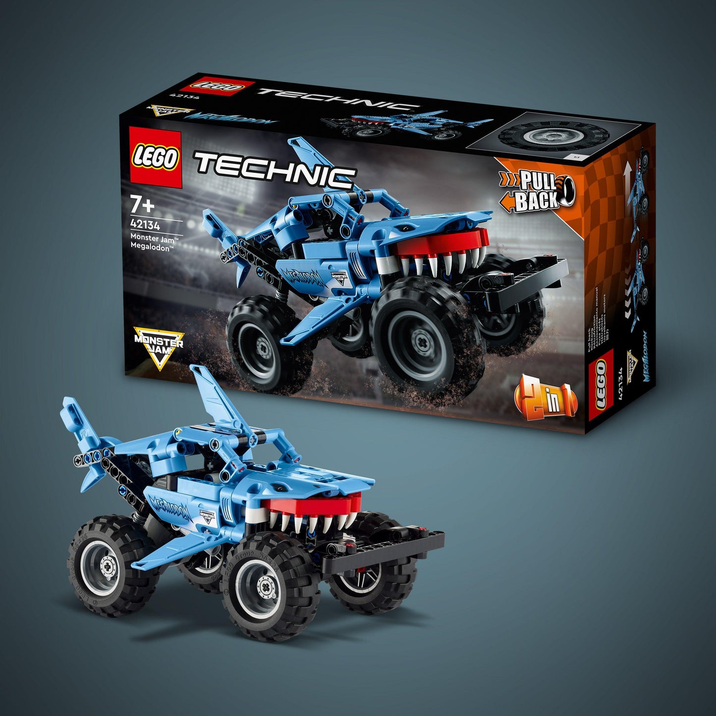 LEGO Megalodon Monster truck Jam Blue 42134 Technic LEGO TECHNIC @ 2TTOYS LEGO €. 16.99