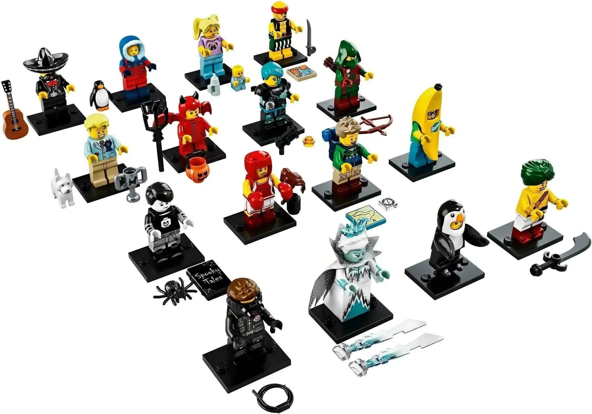 LEGO Minifigures - Series 16 - Complete 71013 Minifiguren (16 stuks) LEGO MINIFIGUREN @ 2TTOYS | Official LEGO shop😊🥰 LEGO €. 89.99