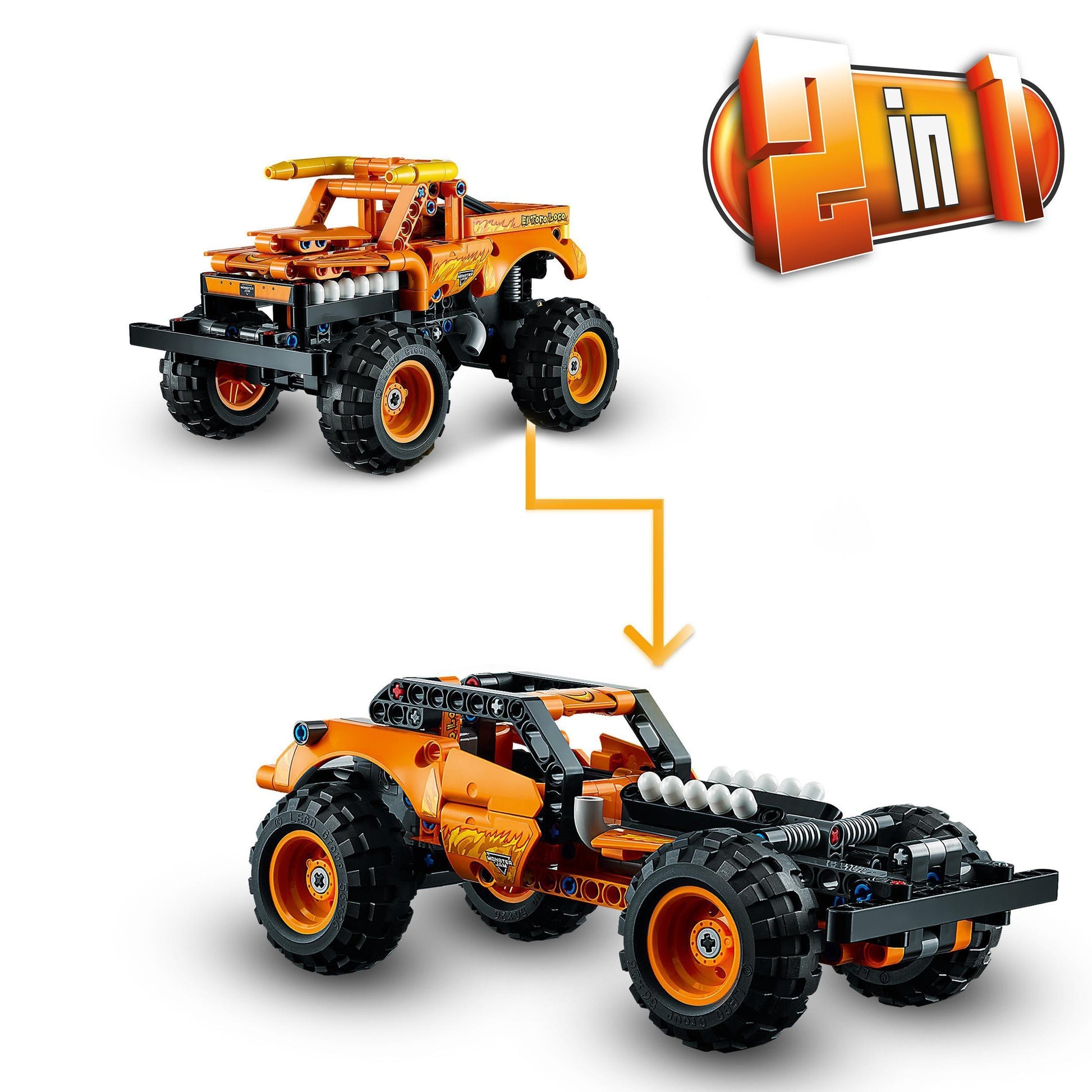 LEGO Monster Jam Truck El Toro Loco Orange 42135 Technic LEGO TECHNIC @ 2TTOYS LEGO €. 16.99