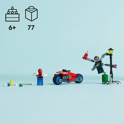 LEGO Motorcycle Chase: Spider-Man vs. Doc Ock 76275 Superheroes LEGO Super Heroes Marvel @ 2TTOYS | Official LEGO shop😊🥰 LEGO €. 9.99