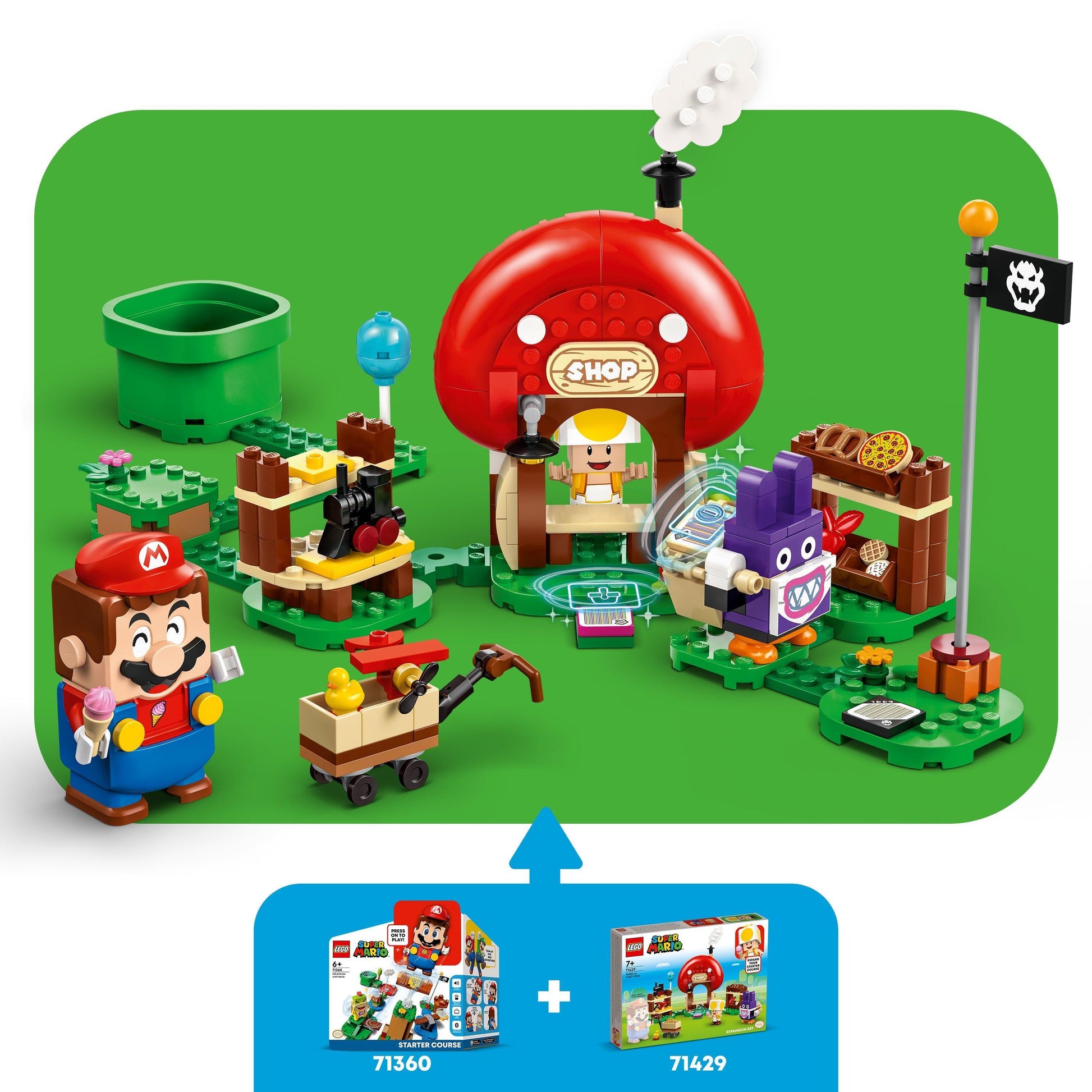 LEGO Nabbit at Toad's Shop 71429 Super Mario LEGO Super Mario @ 2TTOYS | Official LEGO shop😊🥰 LEGO €. 19.99