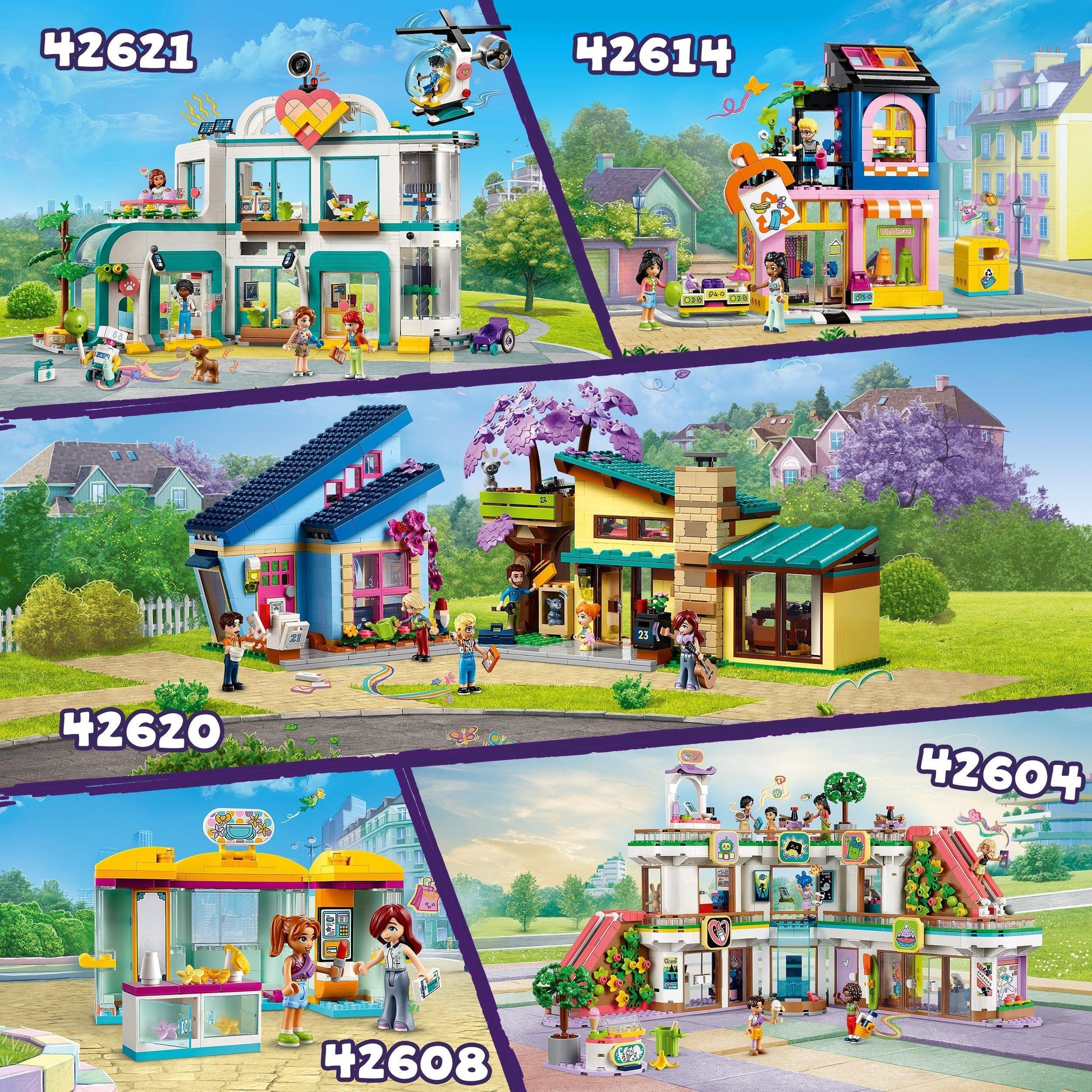 LEGO Olly and Paisley's Family Houses 42620 Friends LEGO FRIENDS @ 2TTOYS LEGO €. 99.99