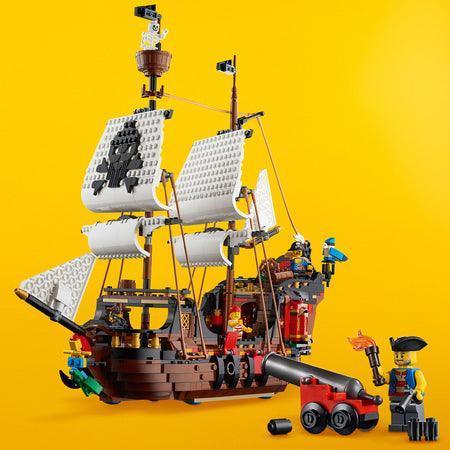 LEGO Pirate Ship 31109 Creator 3-in-1 LEGO CREATOR @ 2TTOYS | Official LEGO shop😊🥰 LEGO €. 129.99