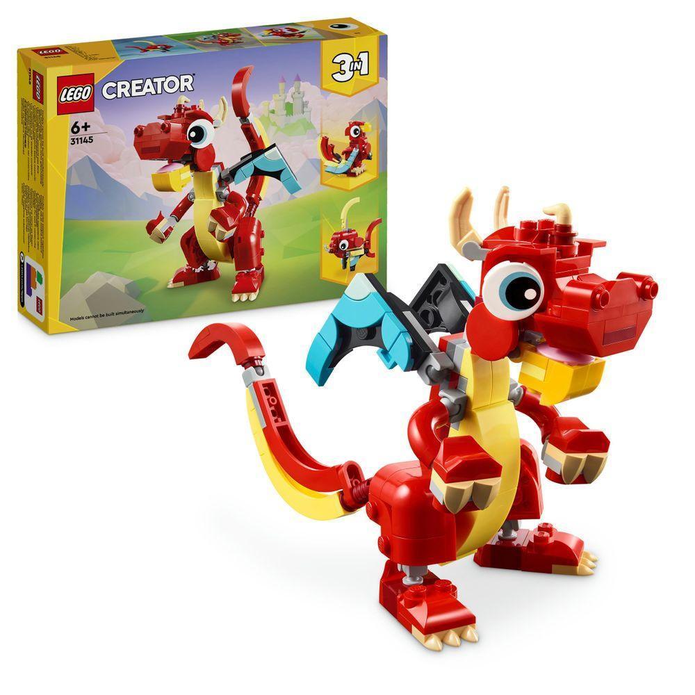 LEGO Red Dragon 31145 Creator 3 in 1 LEGO CREATOR 3 IN 1 @ 2TTOYS LEGO €. 9.99