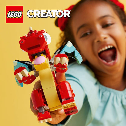 LEGO Red Dragon 31145 Creator 3 in 1 LEGO CREATOR 3 IN 1 @ 2TTOYS LEGO €. 9.99