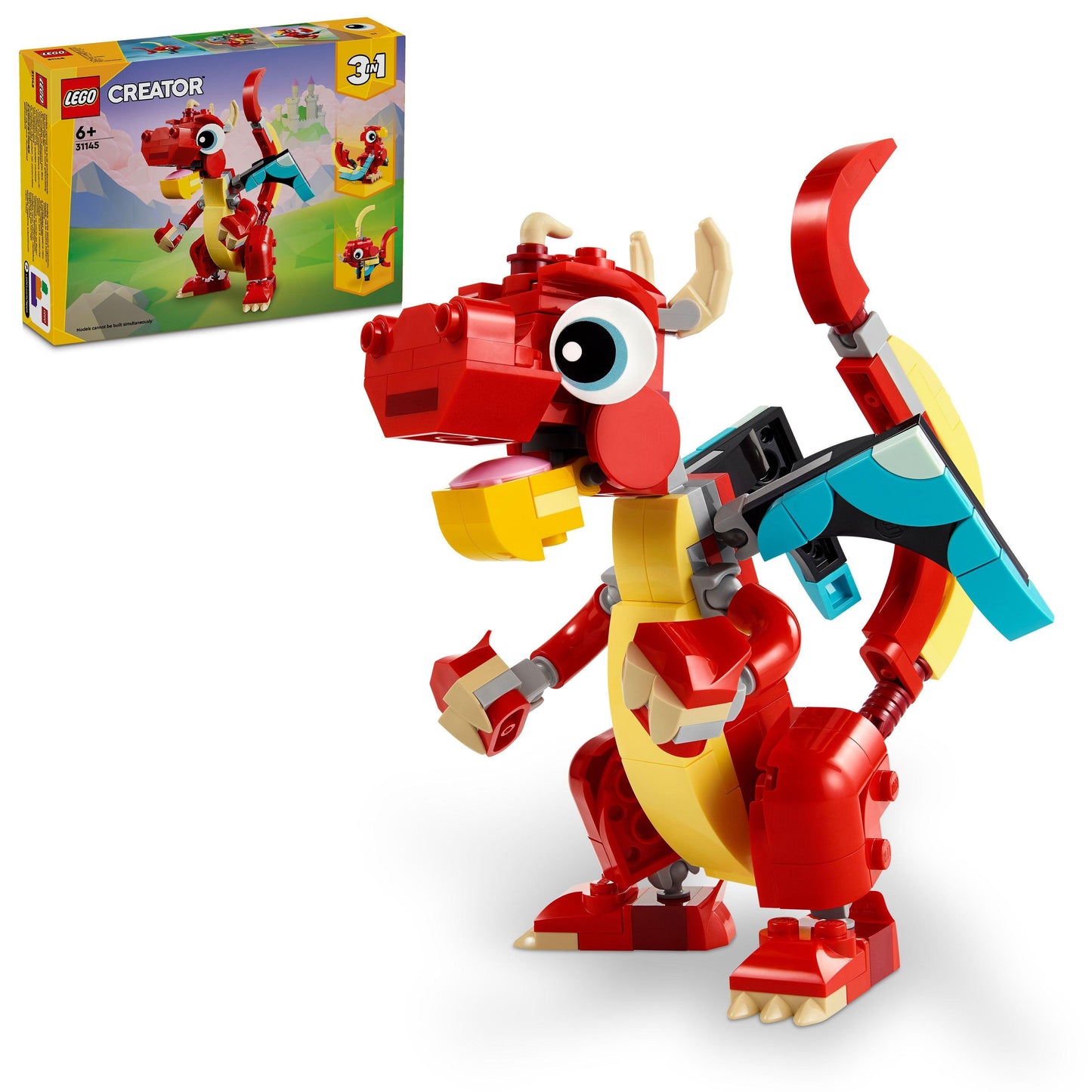 LEGO Red Dragon 31145 Creator 3 in 1 LEGO CREATOR 3 IN 1 @ 2TTOYS LEGO €. 9.99