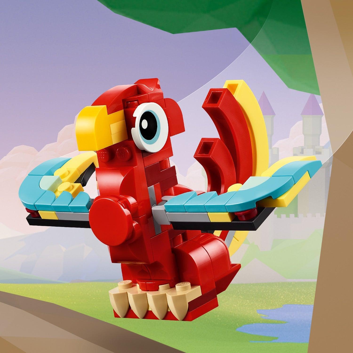 LEGO Red Dragon 31145 Creator 3 in 1 LEGO CREATOR 3 IN 1 @ 2TTOYS LEGO €. 9.99