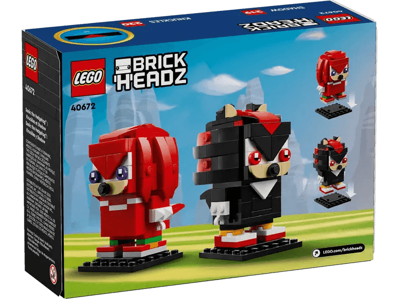 LEGO Sonic the Hedgehog™: Knuckles and Shadow 40672 Brickheadz LEGO BRICHEADZ @ 2TTOYS LEGO €. 19.99