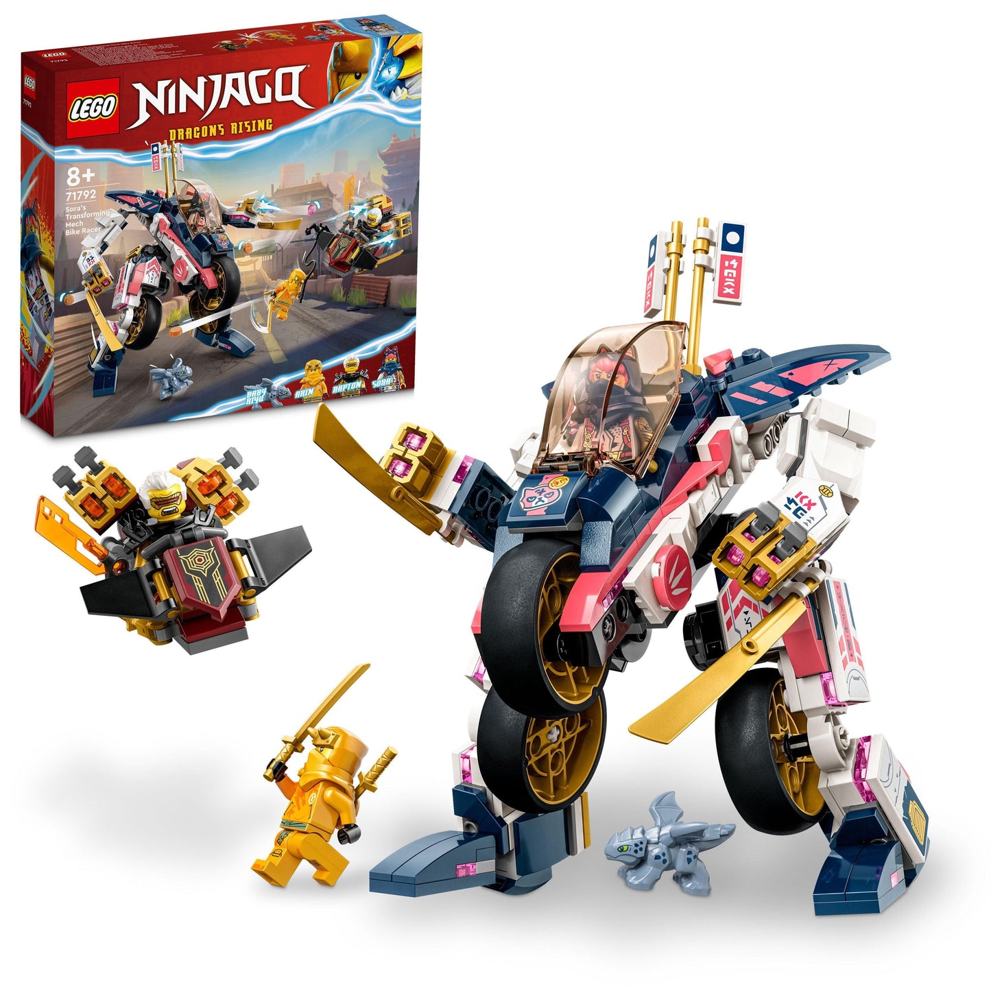 LEGO Sora's Transforming Mech Bike Racer 71792 Ninjago LEGO NINJAGO @ 2TTOYS LEGO €. 40.98