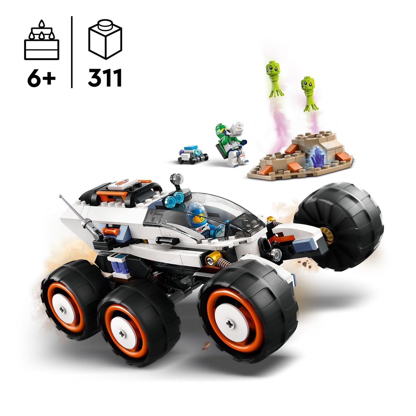 LEGO Space Explorer Rover and Alien Life 60431 City LEGO City @ 2TTOYS LEGO €. 29.99