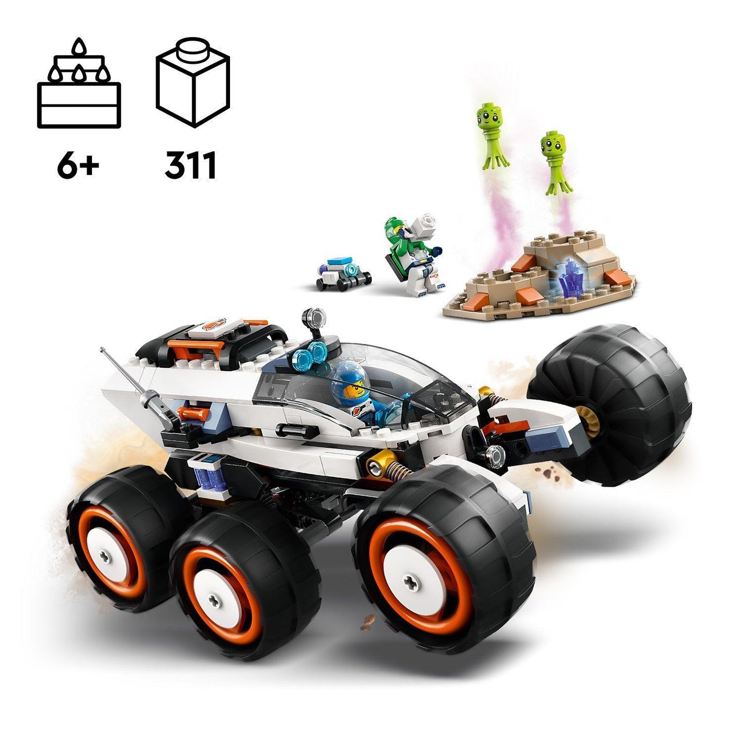 LEGO Space Explorer Rover and Alien Life 60431 City LEGO City @ 2TTOYS | Official LEGO shop😊🥰 LEGO €. 29.99