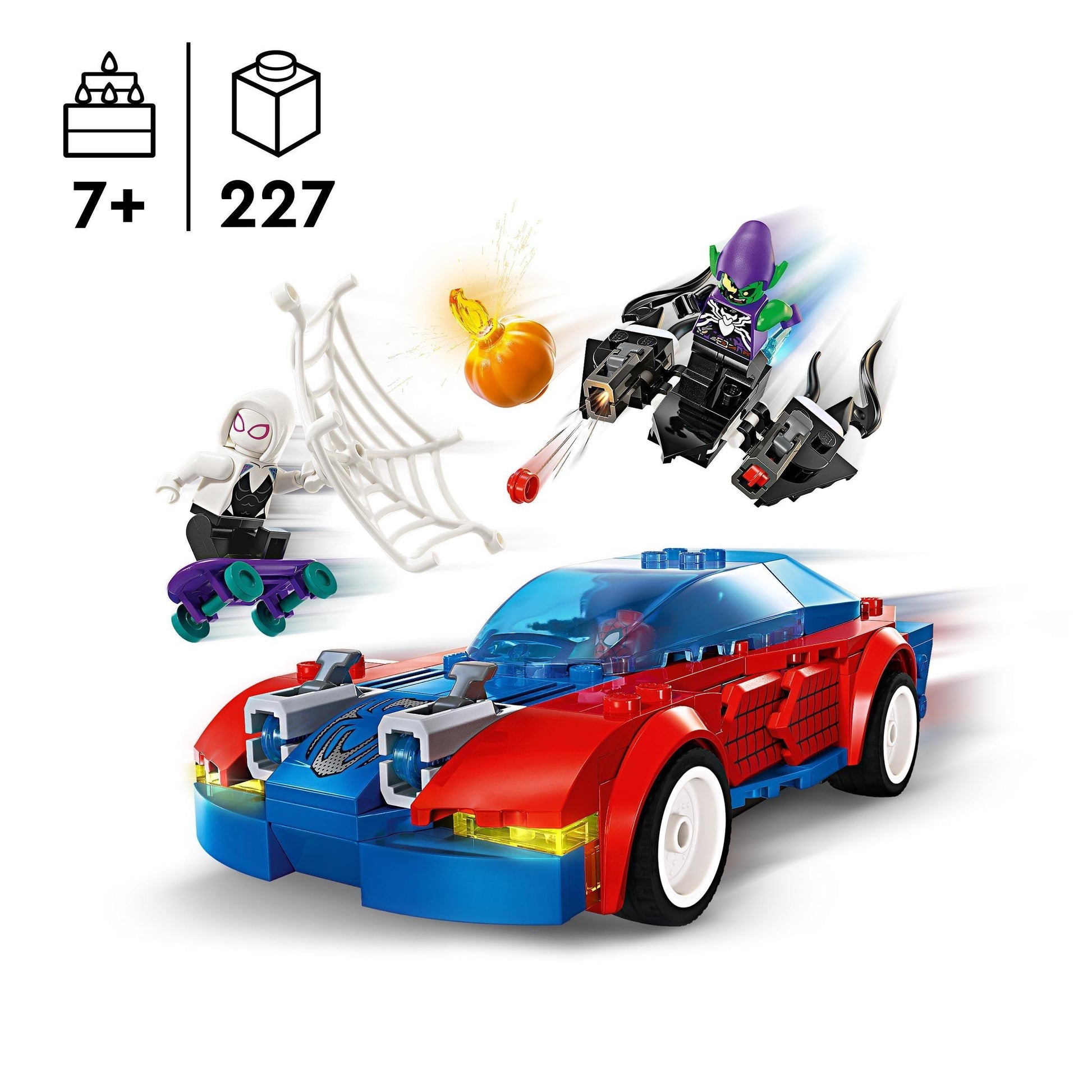 LEGO Spider-Man Race Car & Venom Green Goblin 76279 Superheroes LEGO SUPERHEROES @ 2TTOYS LEGO €. 29.99