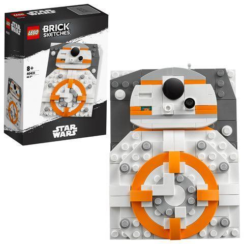 LEGO Star Wars BB-8 mosaic 40431 Brick Sketches LEGO STARWARS @ 2TTOYS | Official LEGO shop😊🥰 LEGO €. 24.99