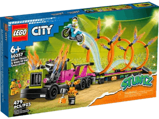 LEGO Stunt Truck & Ring of Fire Challenge 60357 City LEGO CITY @ 2TTOYS LEGO €. 49.99