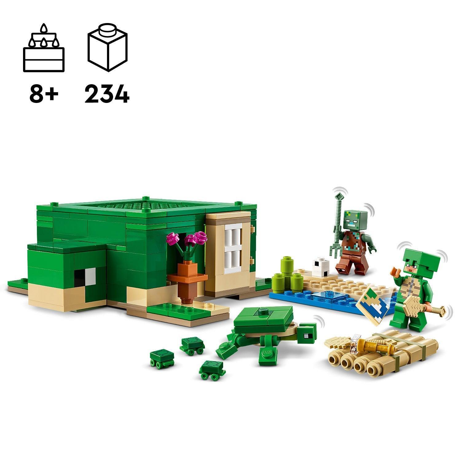 LEGO The Turtle Beach House 21254 Minecraft LEGO CLASSIC @ 2TTOYS | Official LEGO shop😊🥰 LEGO €. 26.99