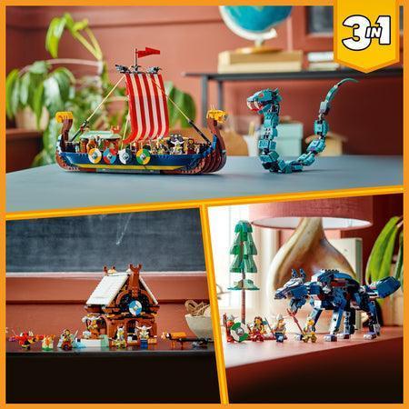 LEGO Viking Ship and the Midgard Serpent 31132 Creator LEGO CREATOR @ 2TTOYS LEGO €. 119.99