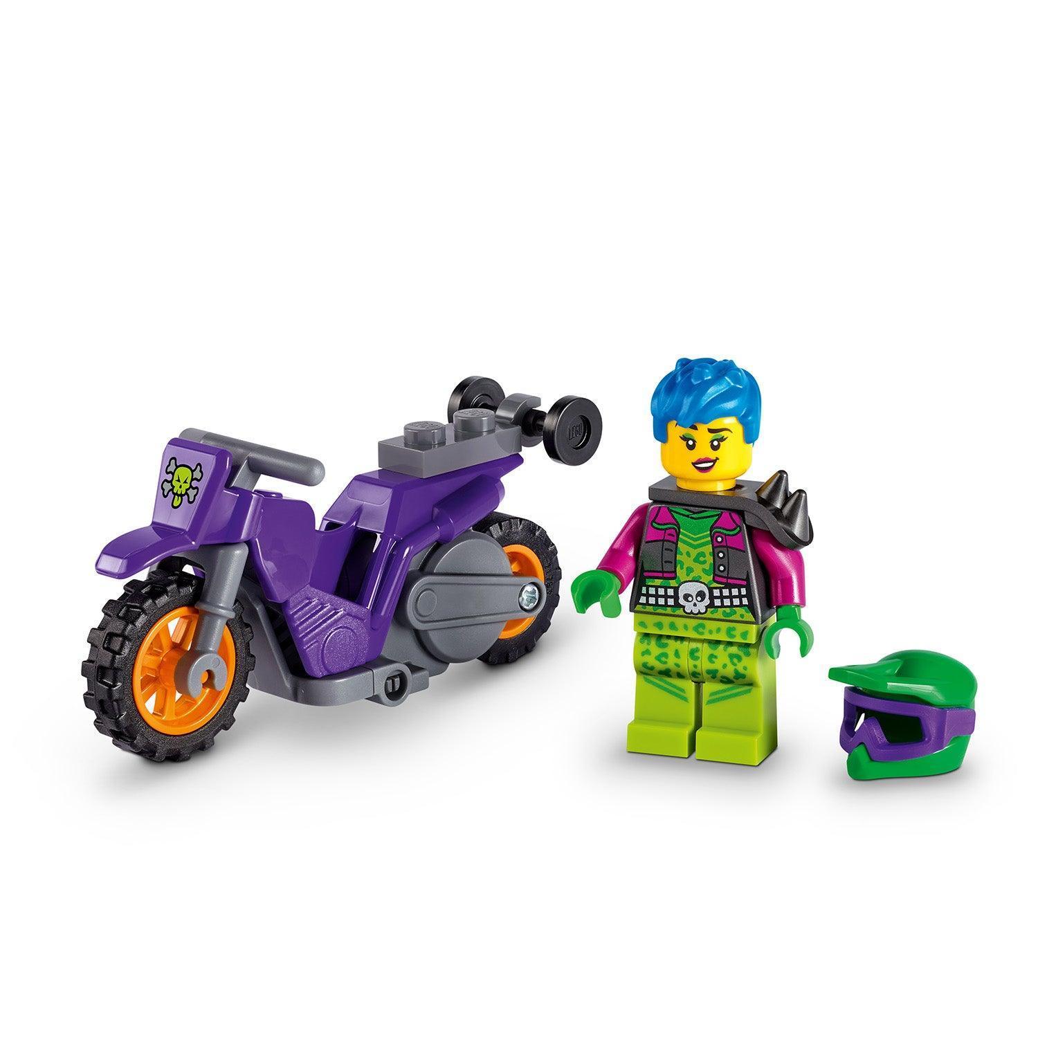 LEGO Wheelie stunt motor with stuntman 60296 City LEGO CITY STUNTZ @ 2TTOYS LEGO €. 7.99