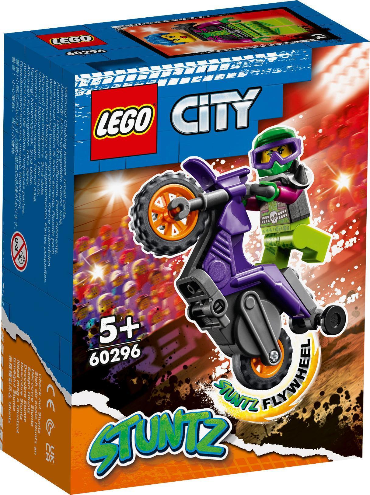 LEGO Wheelie stunt motor with stuntman 60296 City LEGO CITY STUNTZ @ 2TTOYS LEGO €. 7.99