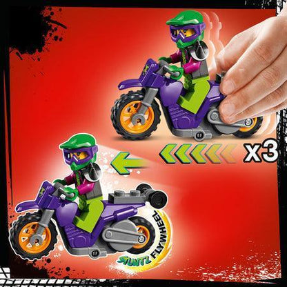 LEGO Wheelie stunt motor with stuntman 60296 City LEGO CITY STUNTZ @ 2TTOYS LEGO €. 7.99