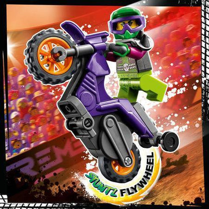 LEGO Wheelie stunt motor with stuntman 60296 City LEGO CITY STUNTZ @ 2TTOYS | Official LEGO shop😊🥰 LEGO €. 7.99