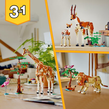 LEGO Wild Safari Animals 31150 Creator 3 in 1 LEGO CREATOR 3 IN 1 @ 2TTOYS LEGO €. 64.99