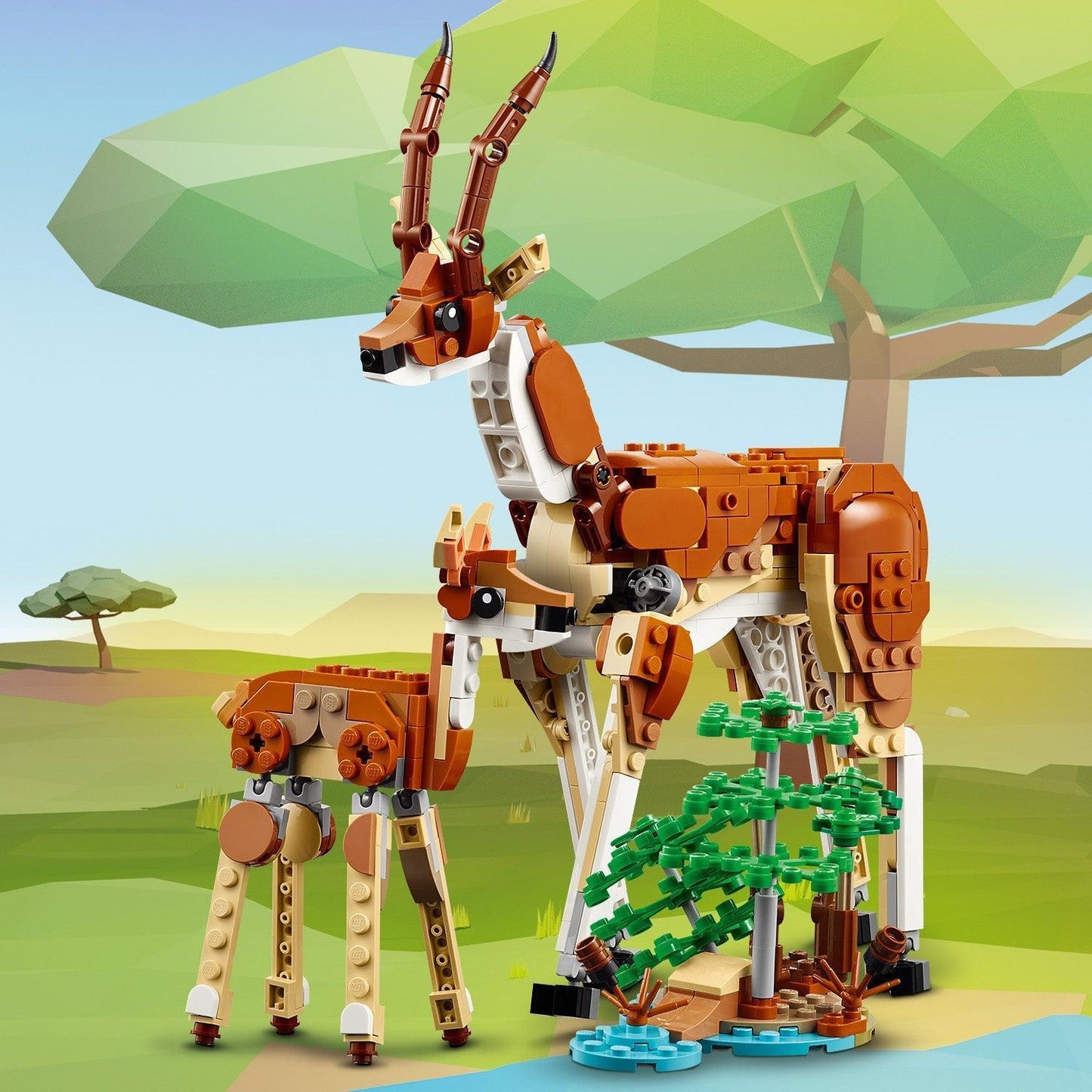 LEGO Wild Safari Animals 31150 Creator 3 in 1 LEGO CREATOR 3 IN 1 @ 2TTOYS | Official LEGO shop😊🥰 LEGO €. 64.99