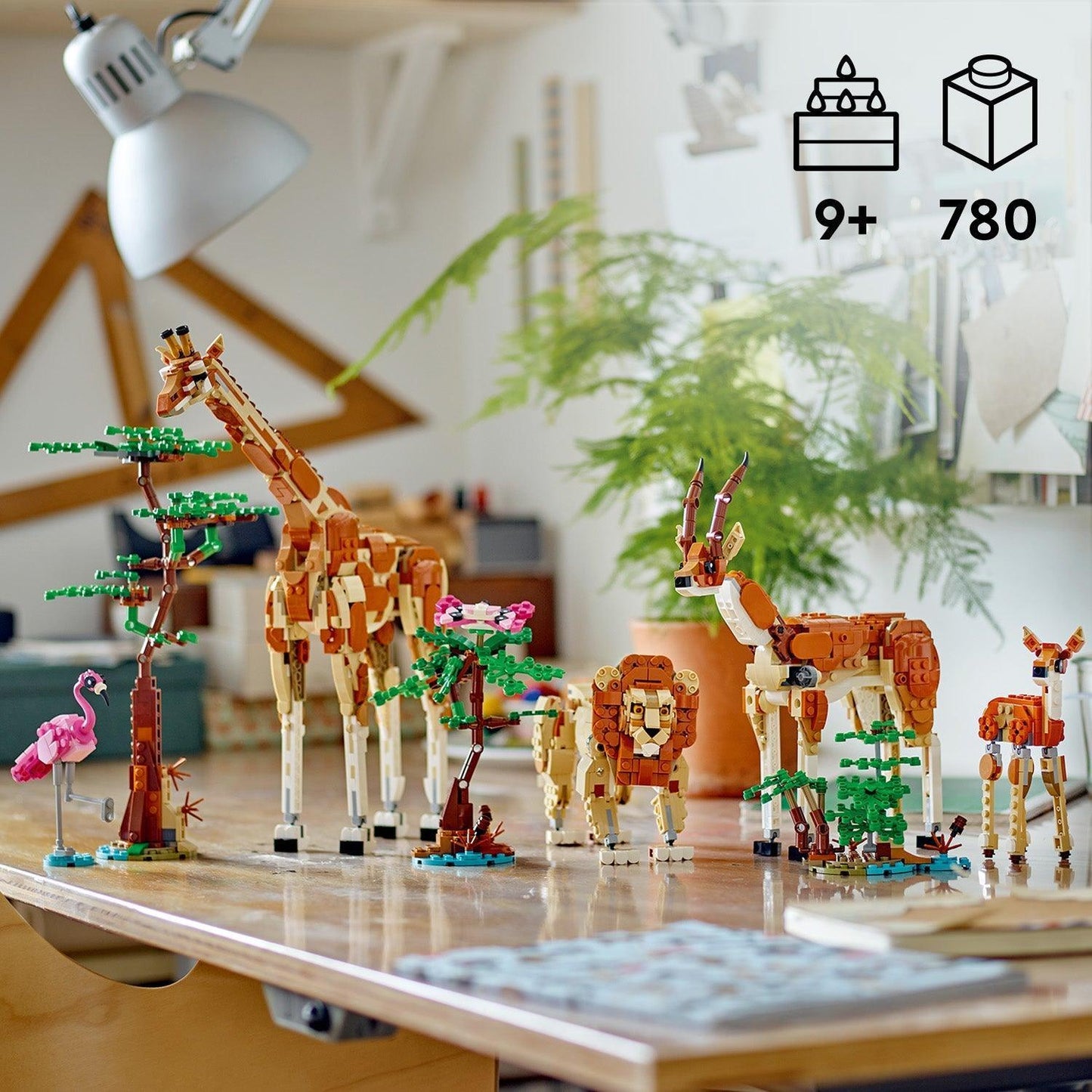 LEGO Wild Safari Animals 31150 Creator 3 in 1 LEGO CREATOR 3 IN 1 @ 2TTOYS | Official LEGO shop😊🥰 LEGO €. 64.99