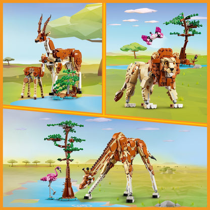 LEGO Wild Safari Animals 31150 Creator 3 in 1 LEGO CREATOR 3 IN 1 @ 2TTOYS | Official LEGO shop😊🥰 LEGO €. 64.99