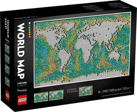 LEGO World map 31203 Art LEGO ART @ 2TTOYS LEGO €. 259.99