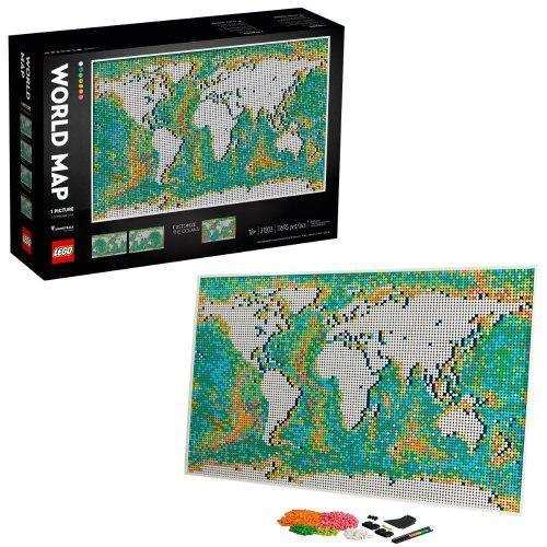 LEGO World map 31203 Art LEGO ART @ 2TTOYS | Official LEGO shop😊🥰 LEGO €. 259.99