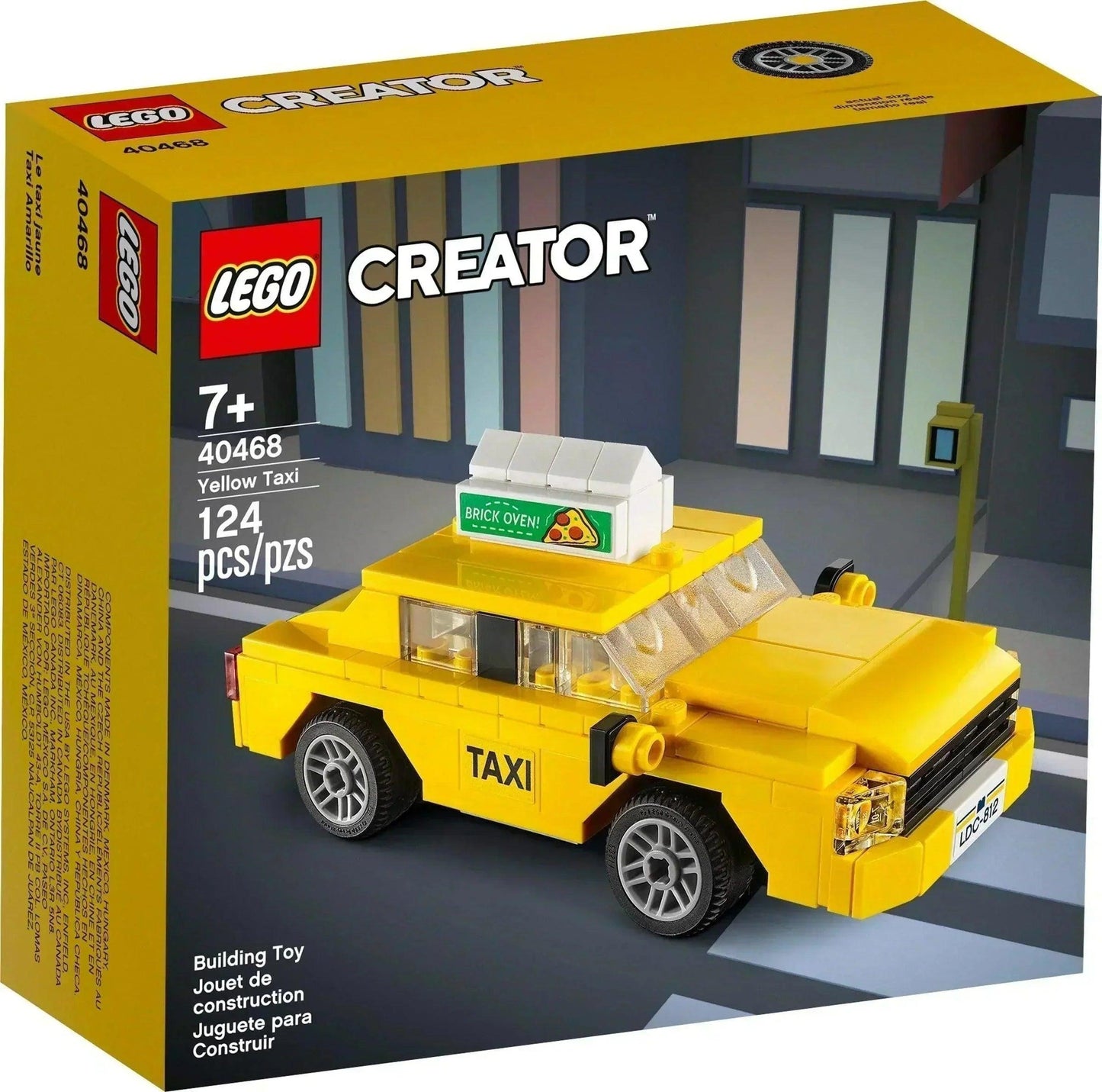 LEGO Yellow Taxi 40468 Creator LEGO CREATOR @ 2TTOYS | Official LEGO shop😊🥰 LEGO €. 12.49