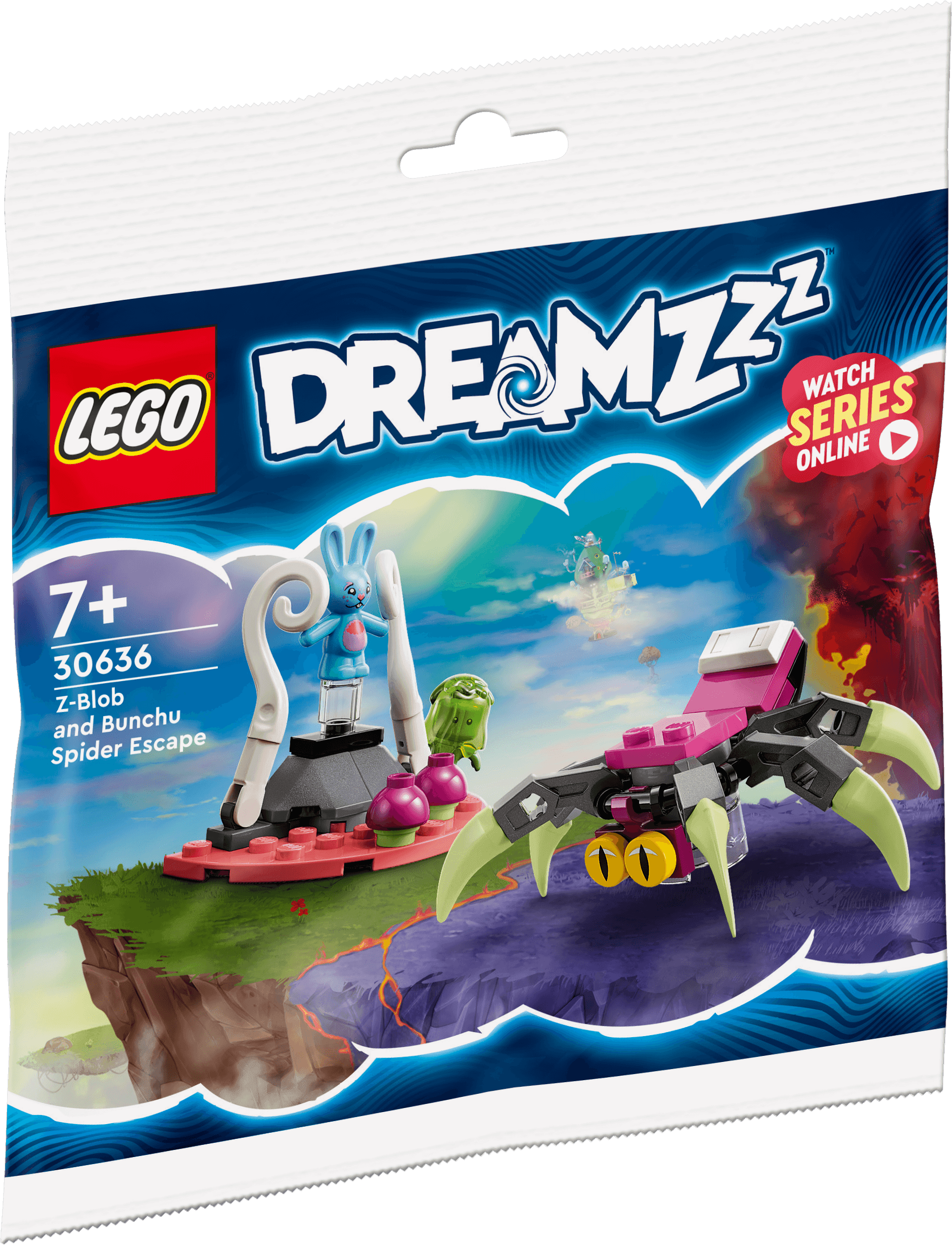 LEGO Z-Blob and Bunchu Spider Escape 30636 Dreamzzz LEGO @ 2TTOYS | Official LEGO shop😊🥰 LEGO €. 9.99