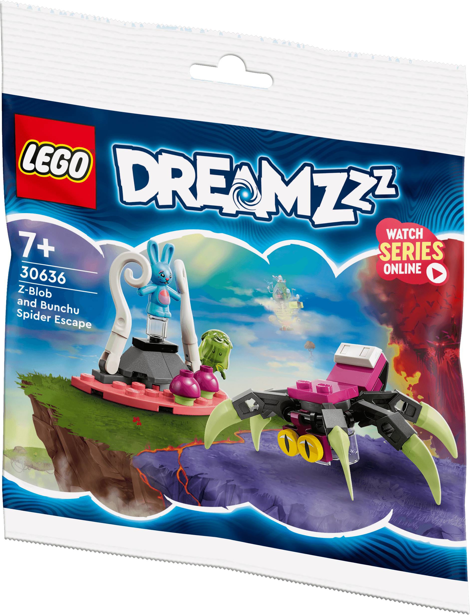 LEGO Z-Blob and Bunchu Spider Escape 30636 Dreamzzz LEGO @ 2TTOYS | Official LEGO shop😊🥰 LEGO €. 9.99