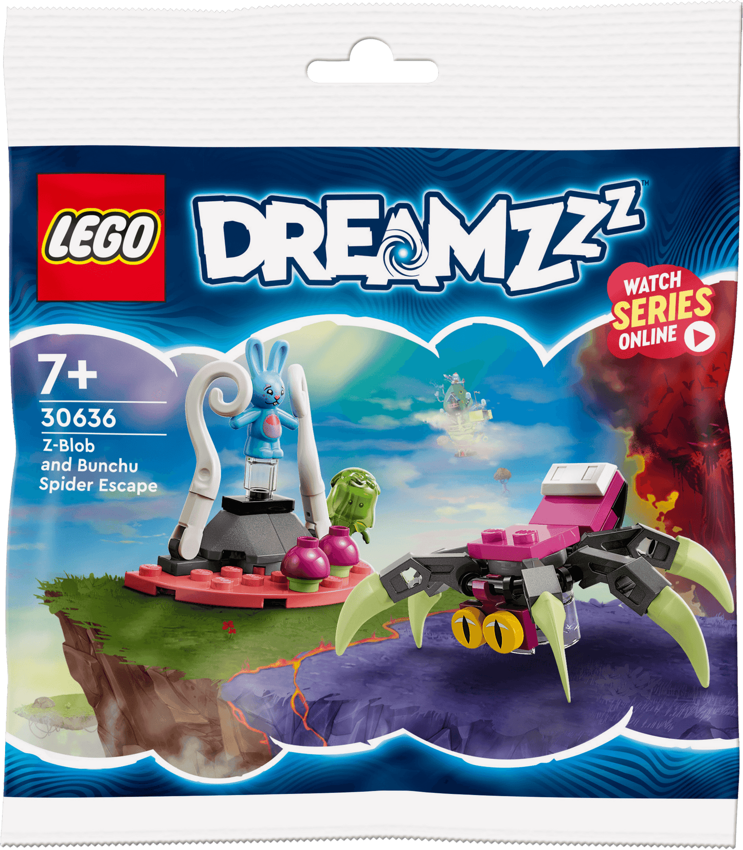 LEGO Z-Blob and Bunchu Spider Escape 30636 Dreamzzz LEGO @ 2TTOYS | Official LEGO shop😊🥰 LEGO €. 9.99