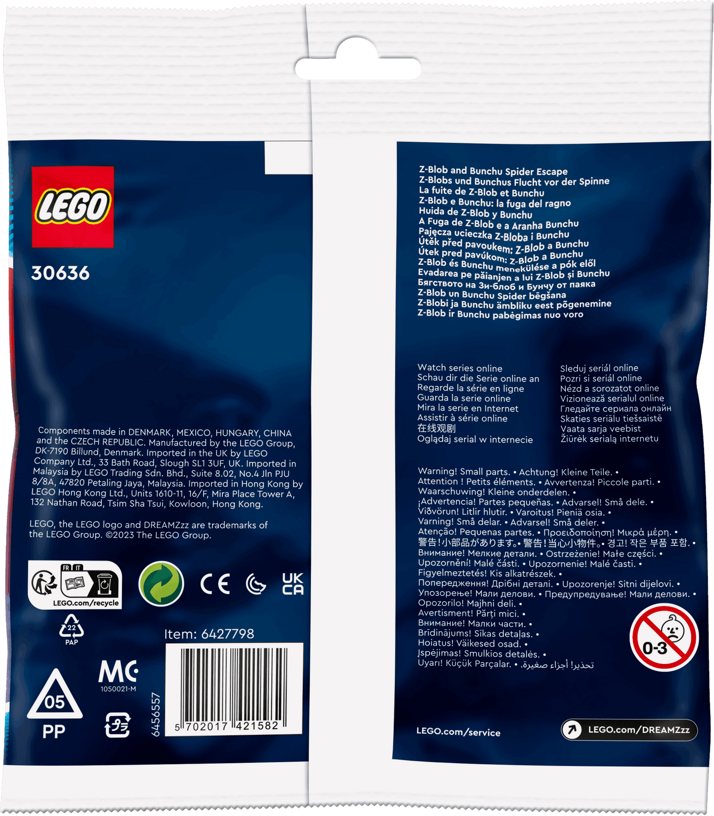 LEGO Z-Blob and Bunchu Spider Escape 30636 Dreamzzz LEGO @ 2TTOYS | Official LEGO shop😊🥰 LEGO €. 9.99