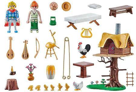 Playmobil Asterix: Kakofonix met boomhut 71016 Asterix PLAYMOBIL ASTERIX @ 2TTOYS PLAYMOBIL €. 41.99