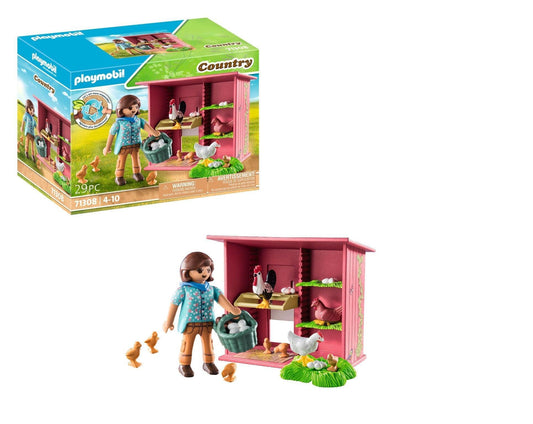 PLAYMOBIL Kippenhok 71308 Country PLAYMOBIL CITY LIFE @ 2TTOYS PLAYMOBIL €. 9.99