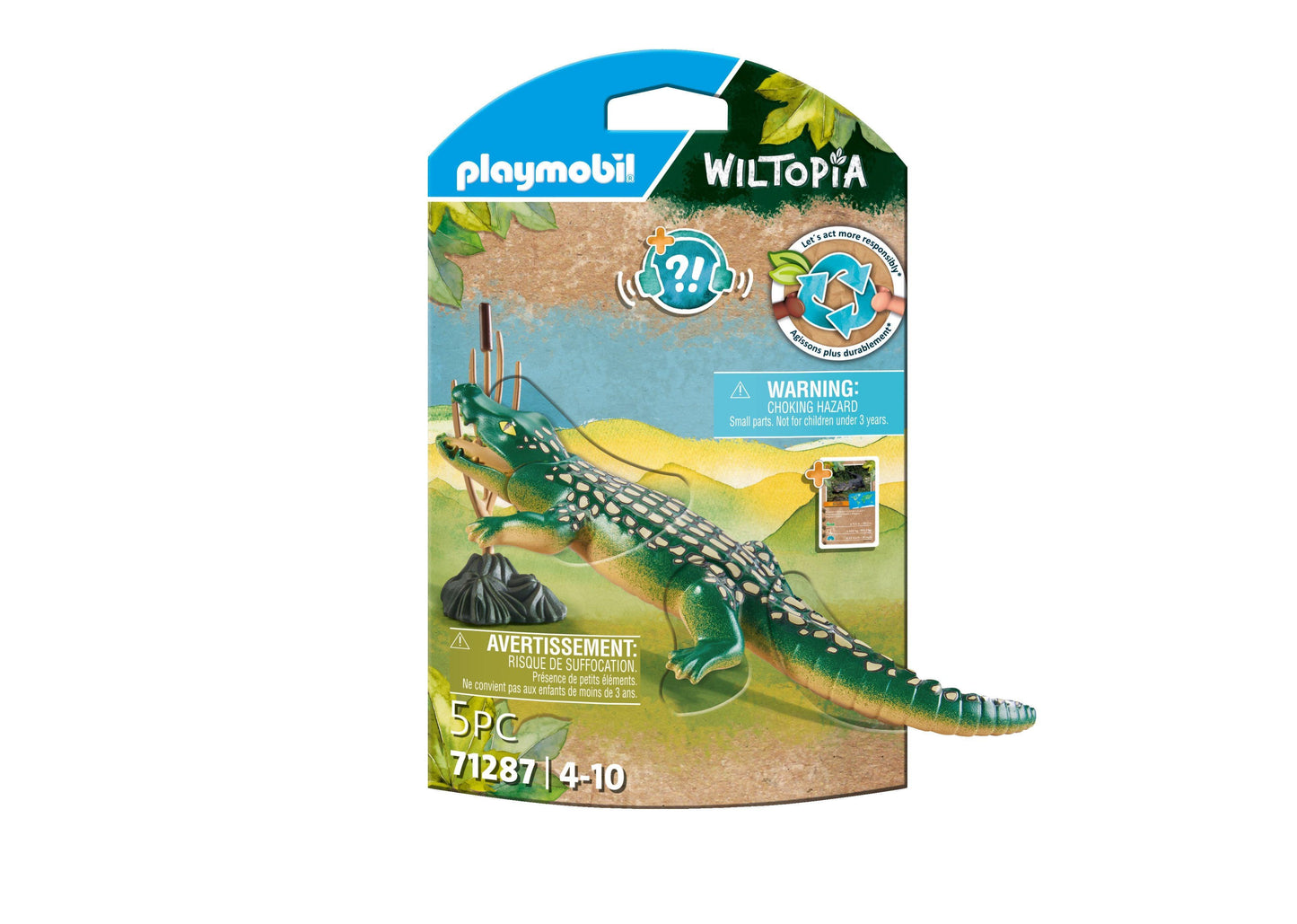 PLAYMOBIL Krokodil 71287 Wiltopia PLAYMOBIL WILTOPIA @ 2TTOYS PLAYMOBIL €. 5.99