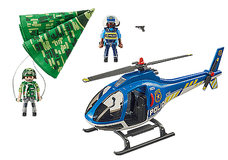 PLAYMOBIL Politiehelikopter: parachute-achtervolging 70569 City Action Politie PLAYMOBIL @ 2TTOYS PLAYMOBIL €. 18.99