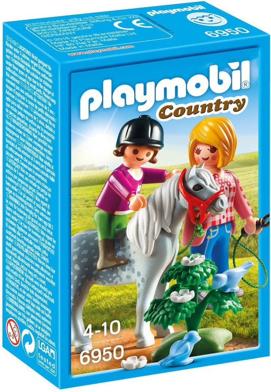 Playmobil Pony rijden met mama 6950 Family Fun PLAYMOBIL FAMILY FUN @ 2TTOYS | Official LEGO shop😊🥰 PLAYMOBIL €. 5.99